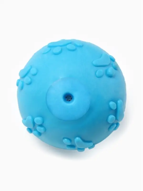 Игрушка для собак &laquo;Мяч-лапка&raquo;, 6 см, TPR, синяя