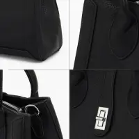 Сумка женская тоут TEXTURA на молнии, 31&times;11&times;21 см, чёрная