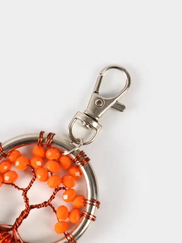 Брелок ловец снов Брелок ловец снов "Древо жизни" 19 см, цв. оранжевый