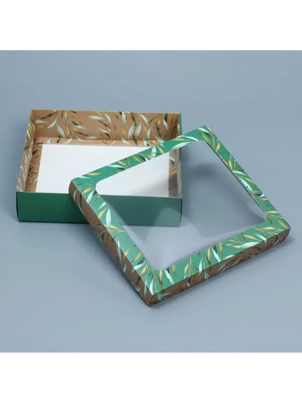 Коробка подарочная, упаковка, «Эко» , 23.5 х 20.5 х 5.5 см Коробка подарочная, упаковка, «Эко» , 23.5 х 20.5 х 5.5 см