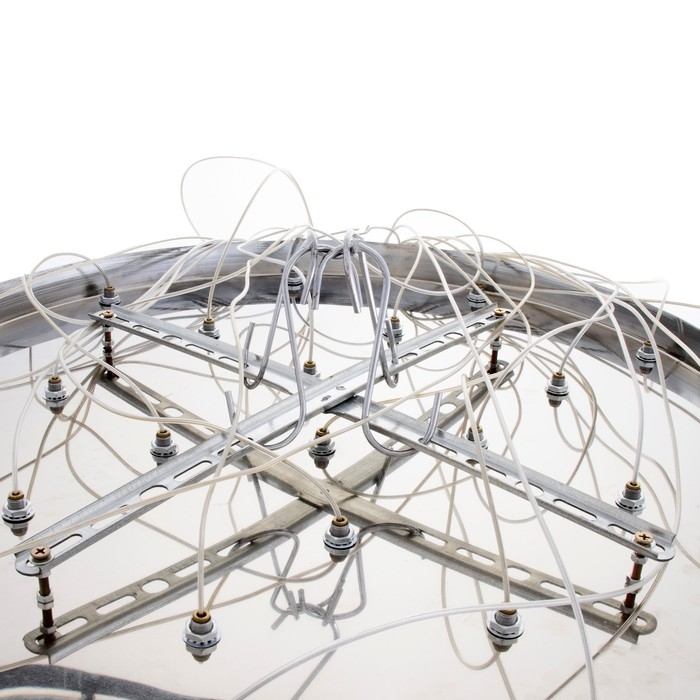 Светильник-каскад Светильник-каскад "Дрим" 24хLED 72Вт 3000K серебро 60х60х300см BayerLux