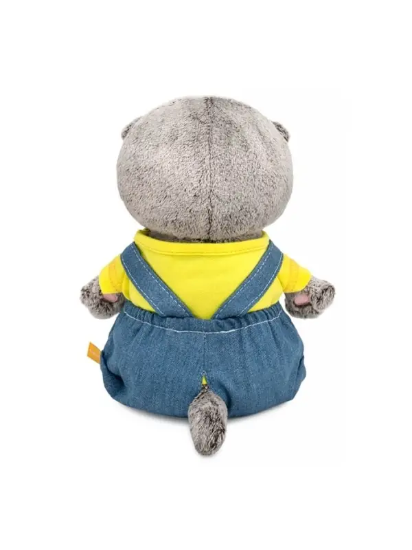 Мягкая игрушка &laquo;Кот Басик baby в комбинезоне деним&raquo;, 20 см