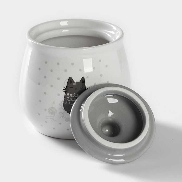 Набор сервировочный Доляна «Уютные коты», 2 предмета: молочник 270 мл, сахарница 310 мл Набор сервировочный Доляна «Уютные коты», 2 предмета: молочник 270 мл, сахарница 310 мл