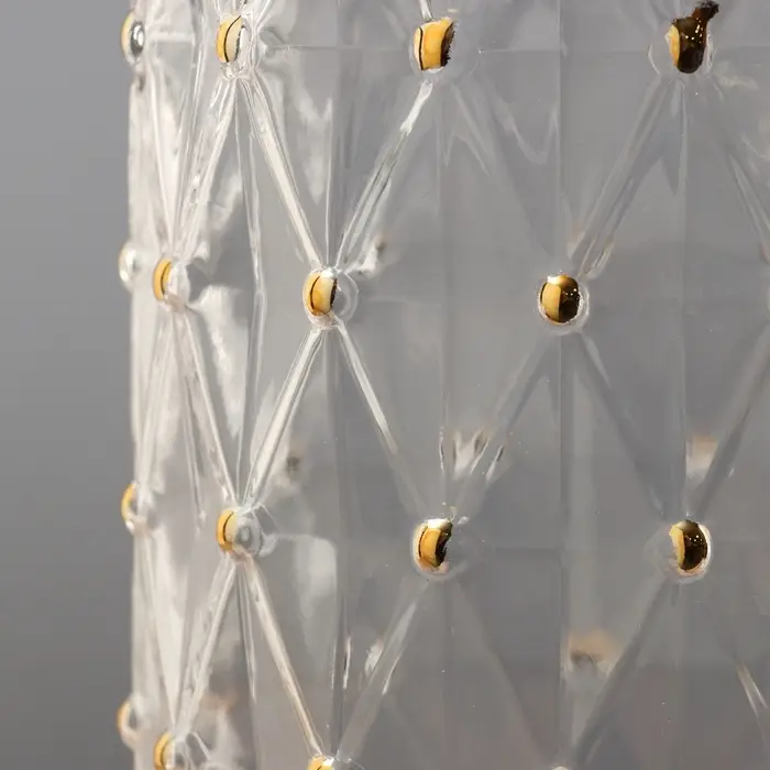 Ваза «Милагрос», сеточка, 24.5×11.5 см, стекло, прозрачная Ваза «Милагрос», сеточка, 24.5×11.5 см, стекло, прозрачная