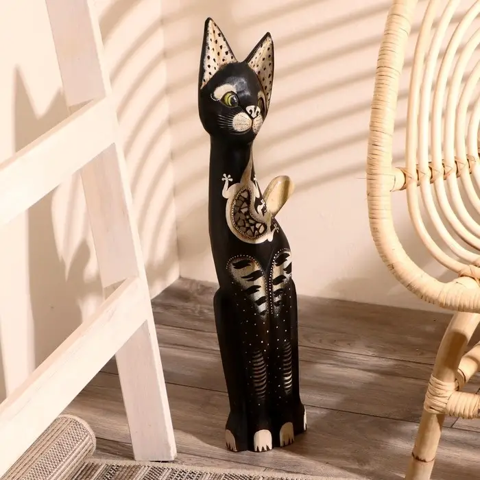 Сувенир &laquo;Кошка&raquo; , 60 см, дерево