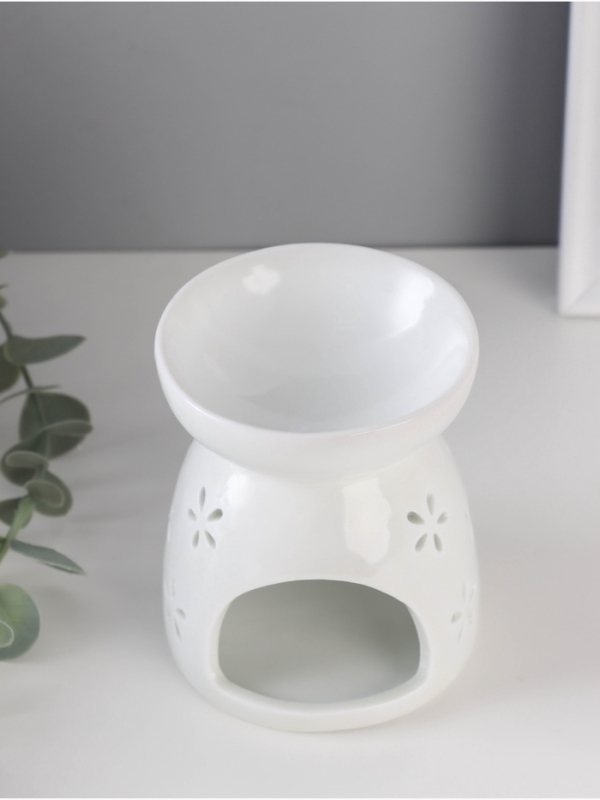 Аромалампа керамика Аромалампа керамика "Голова слона" белый 8х8х9,3 см