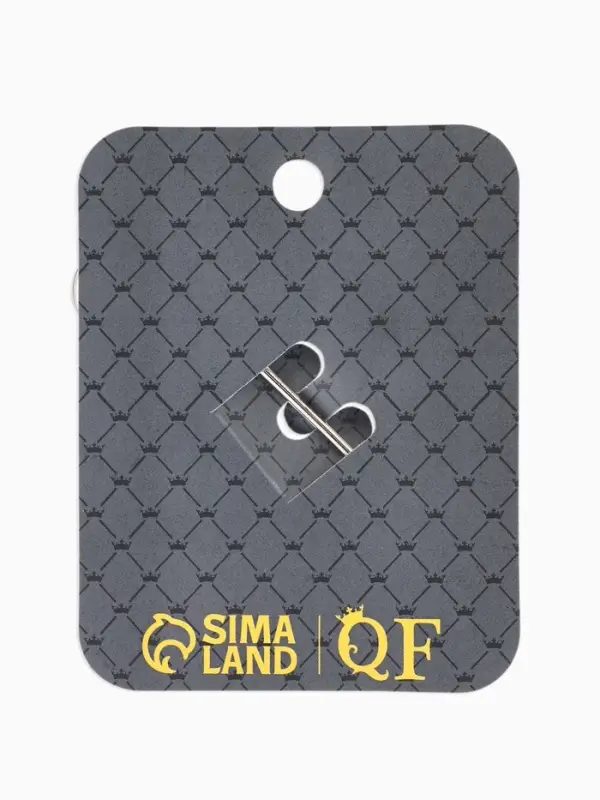 Булавка &laquo;Вечеринка&raquo; стразы, 7 см, голубая в серебре