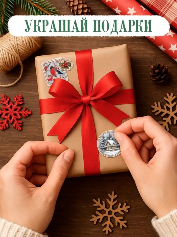 Альбом наклеек &laquo;Ретростикеры. Ностальгия зимних праздников&raquo;, 160 наклеек