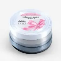 Атласная лента, набор 5 шт., 10 мм, 23&plusmn;1 м, серая, чёрная