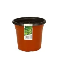 Горшок для рассады, 1.7 л, d=16 см, h=13.5 см, мягкий пластик, терракот, Greengo