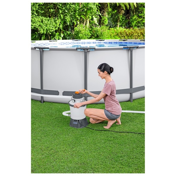 Фильтр-насос Bestway 58515, 220-240V, 3596 л/ч, для бассейна, песочный Фильтр-насос Bestway 58515, 220-240V, 3596 л/ч, для бассейна, песочный