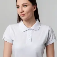 Рубашка поло женская Virma Premium Lady, белая, размер XXL