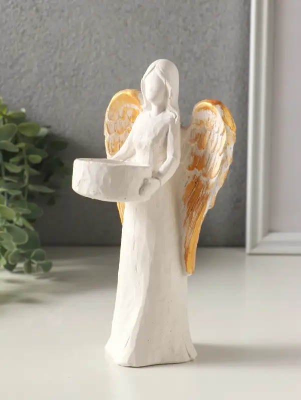 Подсвечник на 1 свечу &laquo;Ангел большой&raquo;, 18&times;10&times;10 см