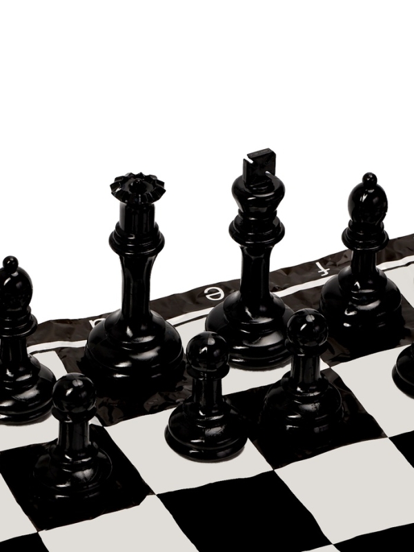 Шахматы 50 х 50 см, король h-9.8 см, d-4.2 см, фигуры пластик Шахматы 50 х 50 см, король h-9.8 см, d-4.2 см, фигуры пластик