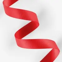 Лента репсовая, 25 мм, 23&plusmn;1 м, тёмно-красная №33