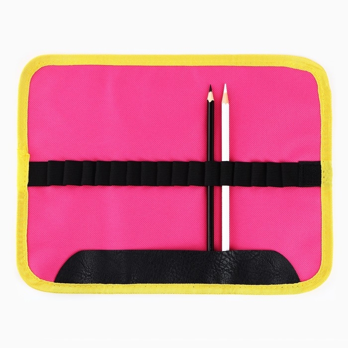 Пенал для кистей и карандашей текстиль, 16 предметов «Краска» Пенал для кистей и карандашей текстиль, 16 предметов «Краска»