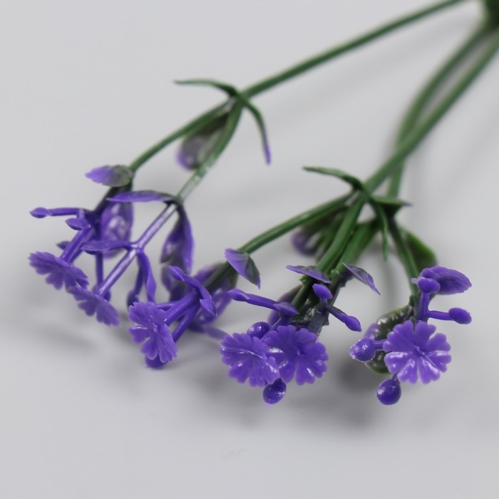 Искусственное растение для творчества "Чистотел" набор 12 шт фиолетовый 9 см
