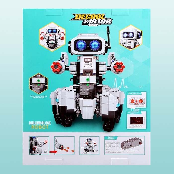 Конструктор радиоуправляемый «Робот осьминог», 816 деталей Конструктор радиоуправляемый «Робот осьминог», 816 деталей