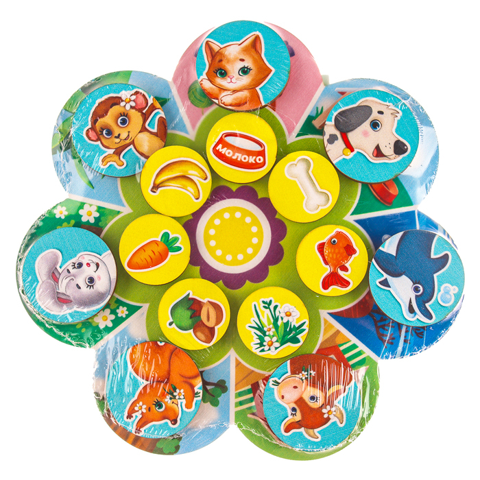 Головоломка. Обучающий круг с липучками «Кто где живёт и кто что ест?» Головоломка. Обучающий круг с липучками «Кто где живёт и кто что ест?»