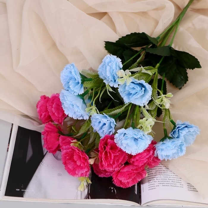 Букет Букет "Гвоздика Айрис" 4х31 см, микс