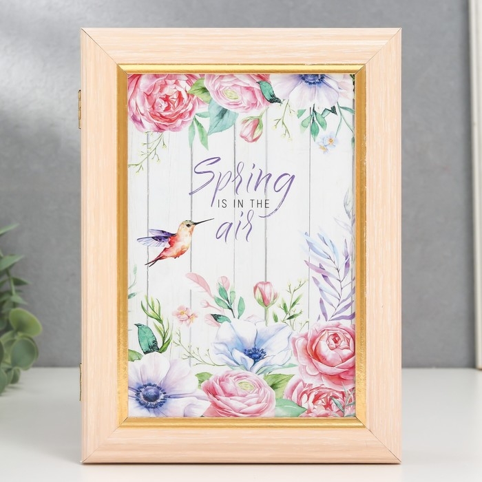 Ключница Ключница "Колибри" молочный дуб 15х21 см