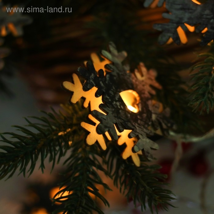 Новогодняя гирлянда «Снежинки», длина 150 см Новогодняя гирлянда «Снежинки», длина 150 см