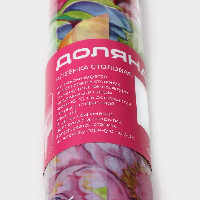 Клеёнка на стол Доляна «Сад», ширина 137 см, толщина 0,08 мм, рулон 30 метров Клеёнка на стол Доляна «Сад», ширина 137 см, толщина 0,08 мм, рулон 30 метров