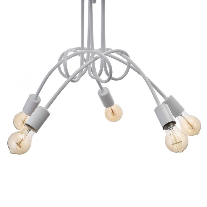 Светильник  Светильник "Узел" белый 5x40W E27 54x54x40 см