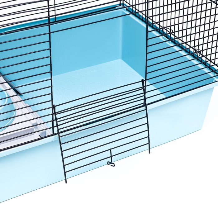 Клетка для шиншиллы Клетка для шиншиллы "Пижон" №10, разборная, 58 х 40 х 88, бирюзовая