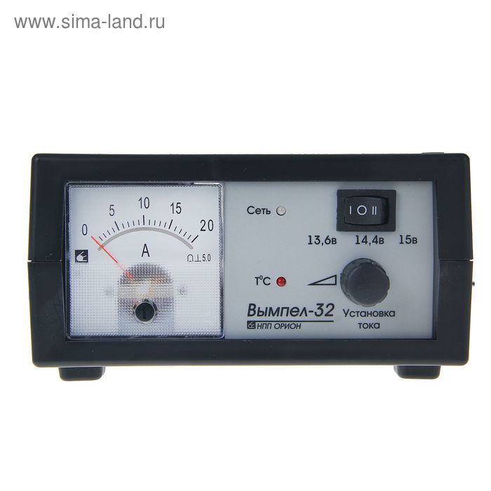 Зарядно-предпусковое устройство  Зарядно-предпусковое устройство "Вымпел-32",0.8-20 А,12 В,для гелевых кислотных и AGM АКБ