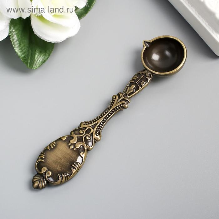 Ложка для плавления сургуча металл  Ложка для плавления сургуча металл "Узорная" 36 гр 11х2,5х0,8 см