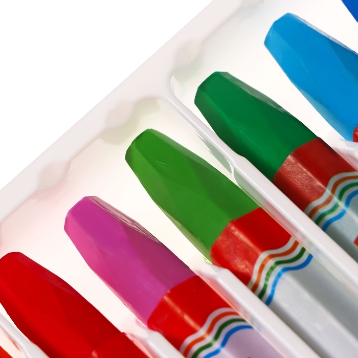 Мелки восковые 12 цветов BRAUBERG Академия, утолщенные, шестигранные, на масляной основе Мелки восковые 12 цветов BRAUBERG Академия, утолщенные, шестигранные, на масляной основе