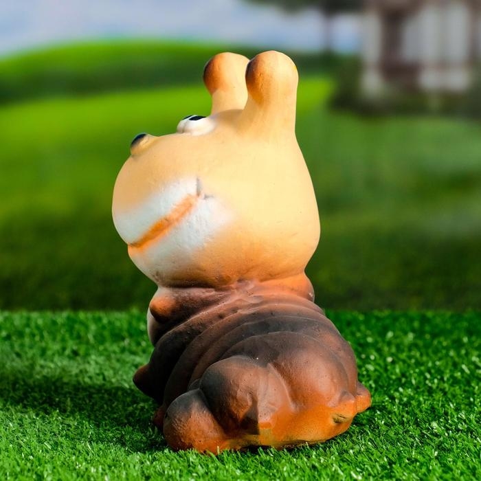 Садовая фигура Садовая фигура "Гусеница улыбка" 9х14х17см