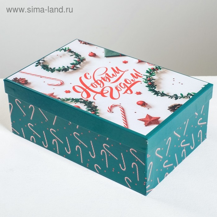 Набор подарочных коробок 6в1 «Стильный», 20 х 12,5 х 7,5 - 32,5 х 20 х 12,5 см , Новый год