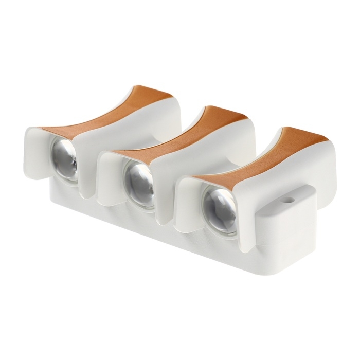 Светильник фасадный «Элегант», FSD-042, 6 Вт, 3000К, 3 луча, IP65, 220 В, пластик, белый Светильник фасадный «Элегант», FSD-042, 6 Вт, 3000К, 3 луча, IP65, 220 В, пластик, белый