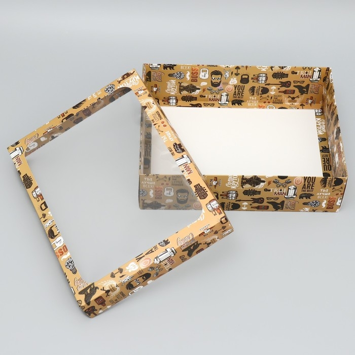 Коробка подарочная, упаковка, «Для самого крутого», 32 х 24 х 9 см