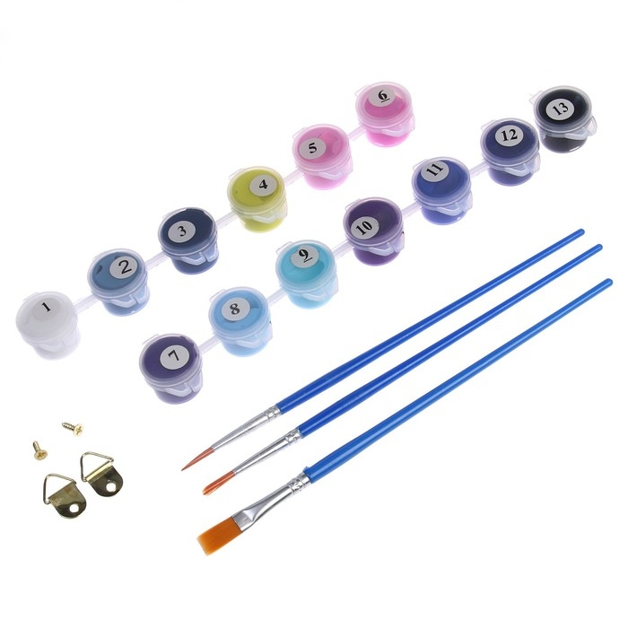 Картина по номерам на холсте с подрамником «Пантера в ночи» 20х30 см Картина по номерам на холсте с подрамником «Пантера в ночи» 20х30 см