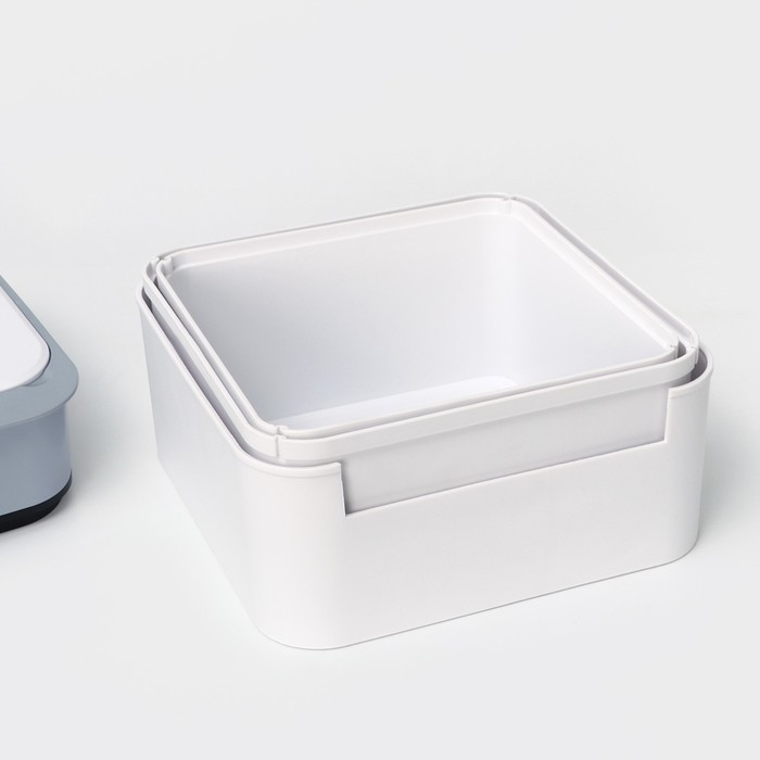 Ведро мусорное сенсорное SAVANNA, складное, 18 л, цвет белый Ведро мусорное сенсорное SAVANNA, складное, 18 л, цвет белый