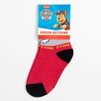 Носки PAW PATROL «Маршал», цвет красный, 18-20 см