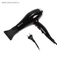 Фен Sakura SA-4037BK, 2400 Вт, 2 скорости, 3 температурных режима, чёрный