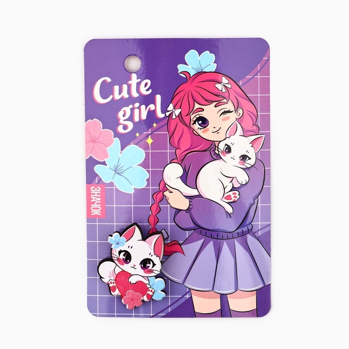 Значки деревянные «Аниме» в шоубоксе, 20 шт Значки деревянные «Аниме» в шоубоксе, 20 шт