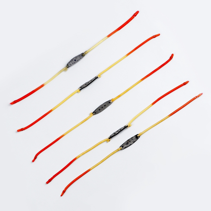 Набор жгутов для рогатки трубочный, одинарный, 40см, 5 шт Набор жгутов для рогатки трубочный, одинарный, 40см, 5 шт