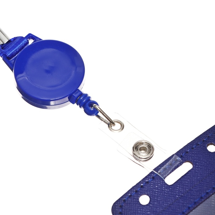 Бейдж-карман вертикальный кожзам, внешний 110x68мм, внутренний 85x54мм, лента 80x1,2см, синий. Бейдж-карман вертикальный кожзам, внешний 110x68мм, внутренний 85x54мм, лента 80x1,2см, синий.