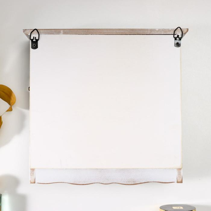 Ключница дерево 6 крючков Ключница дерево 6 крючков "Анютины глазки в горшочках" 24х8,7х26 см