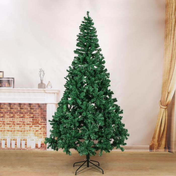 Ёлка  Ёлка "Простая" металл подставка, 240 см d ветки 7 см d нижнего яруса 135 см 1280 веток