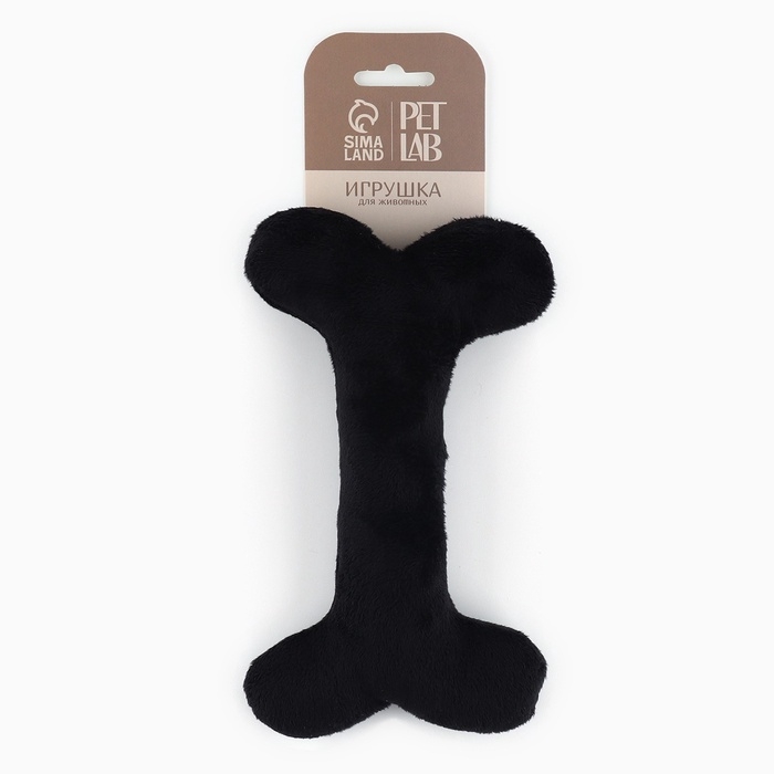 Игрушка для собак с пищалкой «Кость», черная Игрушка для собак с пищалкой «Кость», черная