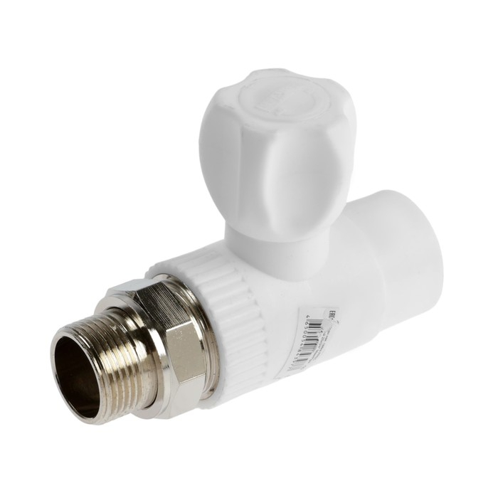 Кран радиаторный MeerPlast, 25x3/4 Кран радиаторный MeerPlast, 25x3/4", полипропиленовый, прямой