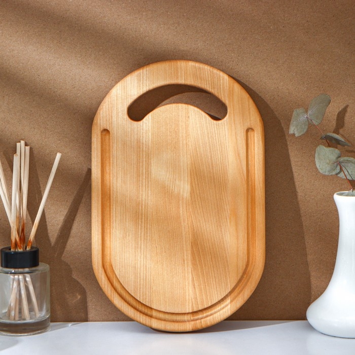 Подарочный набор деревянной посуды Adelica, разделочная доска, держатель для кухонных принадлежностей, масло в подарок 100 мл, берёза Подарочный набор деревянной посуды Adelica, разделочная доска, держатель для кухонных принадлежностей, масло в подарок 100 мл, берёза