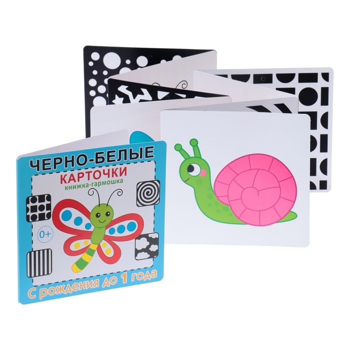 Набор карточек  Набор карточек "Книжка-гармошка" бабочка, 17х17 см