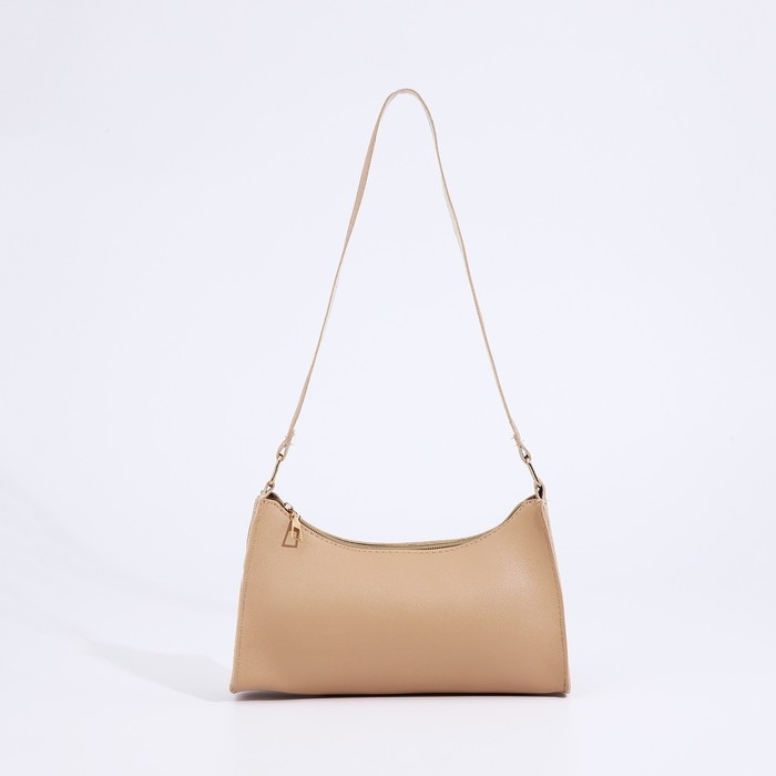 Сумка женская багет на молнии, цвет бежевый Сумка женская багет на молнии, цвет бежевый